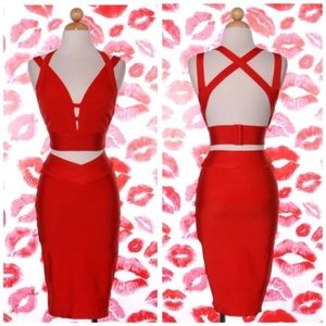Ruby Woo 2-Piece Bandage Set